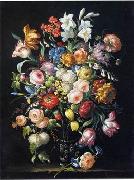 Floral, beautiful classical still life of flowers 09 unknow artist